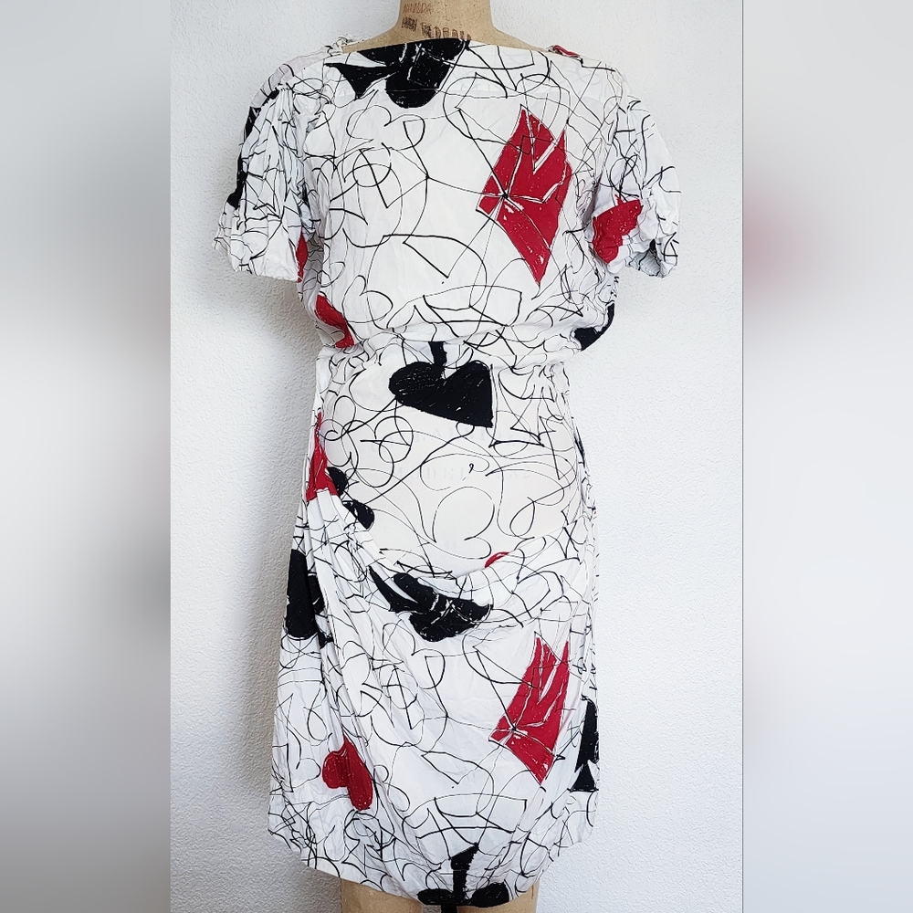 Vivienne Westwood 2018 White Card Symbol Runway Dress - Picture 4 of 13